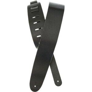 Black Leather Guitar Strap Adjustable Acoustic Electric Bass Guitar Strap